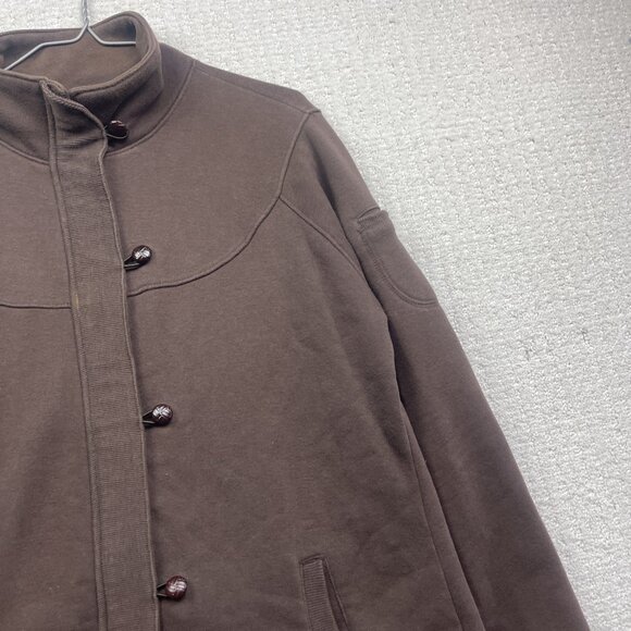 Columbia Polar Fleece Jacket Women’s Sz L Brown Button Up Outdoor Hiking Casual - Picture 4 of 16